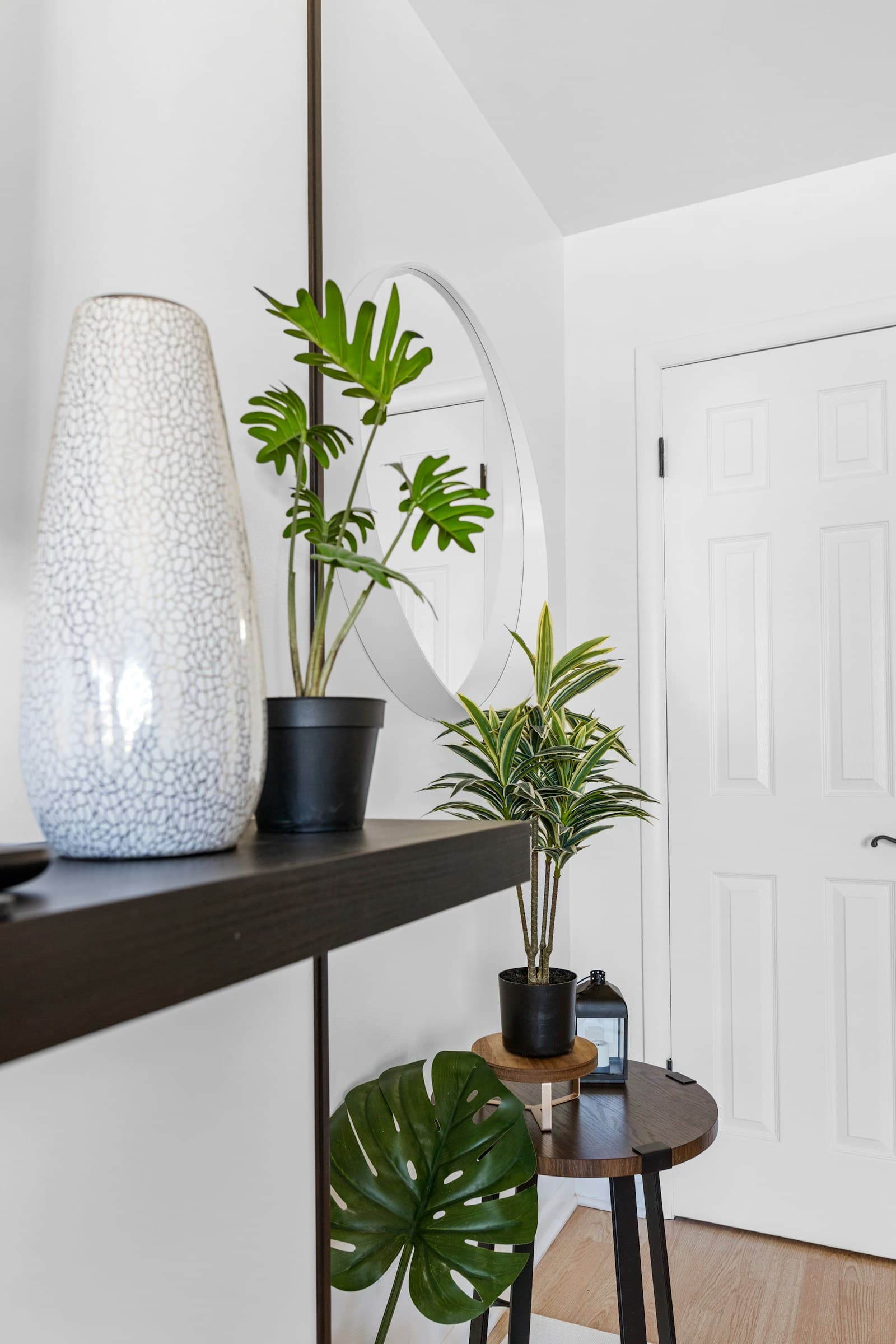 Console and greenery remedy example